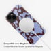 Selencia Coque arrière Vivid avec MagSafe pour Apple iPhone 14 - Moo'd Lavender Glow