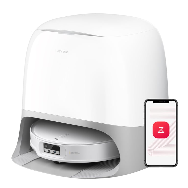 Aspirateur robot Roborock Qrevo CurvX - vue 3