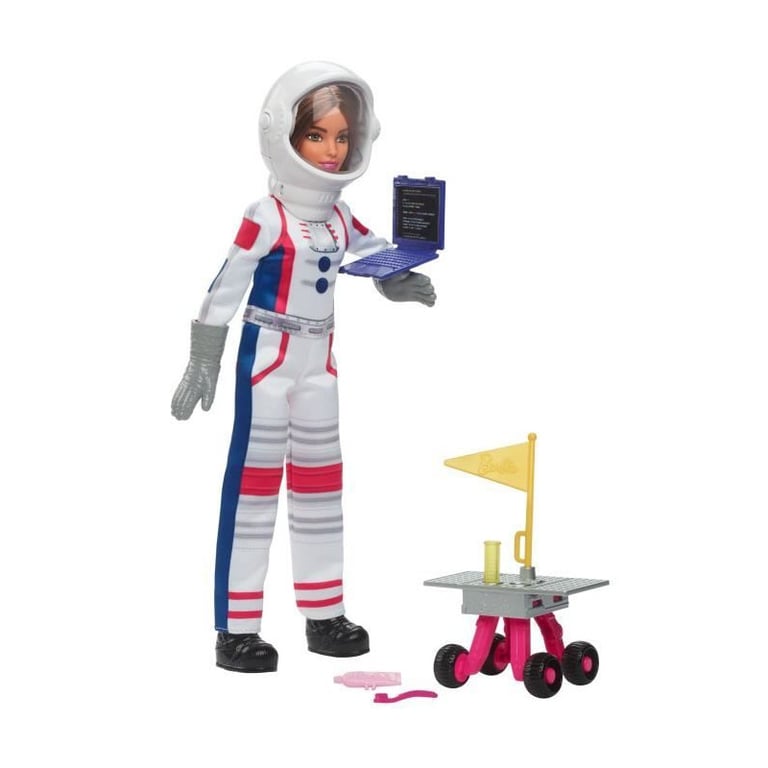 Coffret Barbie Astronaute - Mattel - 65eme Anniversaire - 10 Accessoires - Multicolore - 3 ans et plus - Neuf