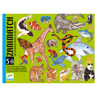 Jeu d'observation Zanimatch pour enfants de 5 à 99 ans
