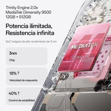 Oppo Find X9 512 Go Gris - vue 4