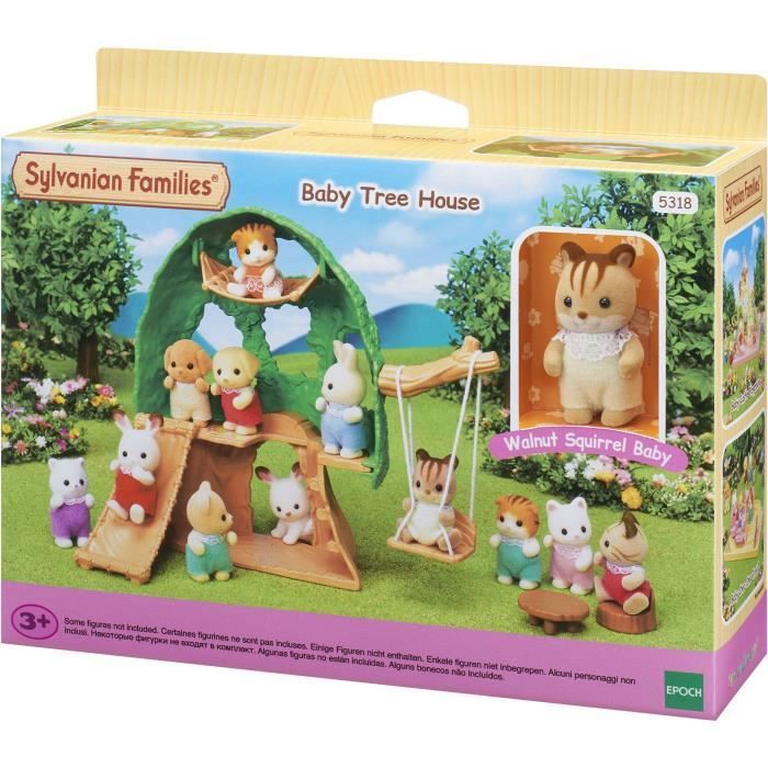 Mini univers La Cabane Et Bébé Écureuil Roux 5318 Sylvanian Families Le Jeu - vue 4