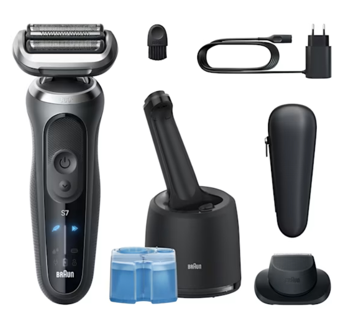 Rasoir électrique homme Braun Series 7 72 C7200CC Rasage de près Tête Flex 360° 3 modes de rasage - vue 2