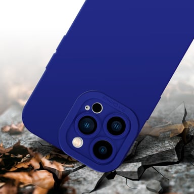 Coque pour Apple iPhone 14 PRO MAX en FLUID BLEU Housse de protection Étui en silicone TPU flexible