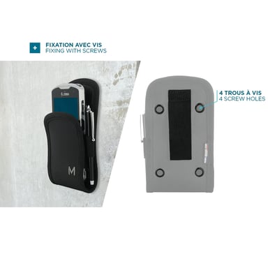 Mobilis Refuge cover protettiva per telefoni cellulari Supporto Nero Tutte le marche