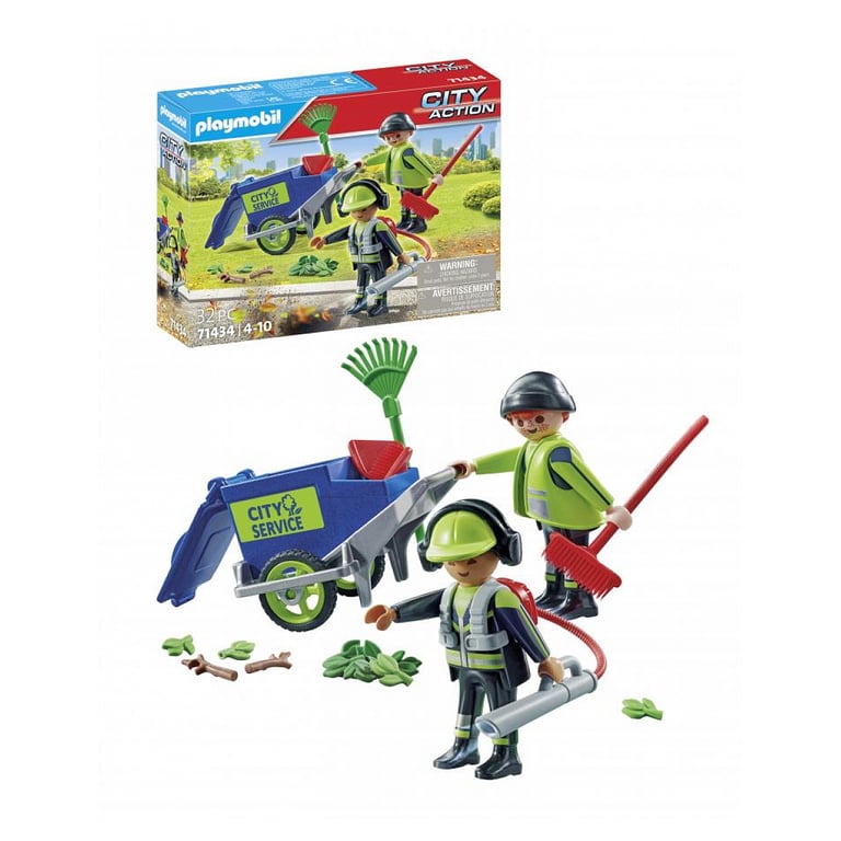 Agents entretien voirie avec équipement - vue 3