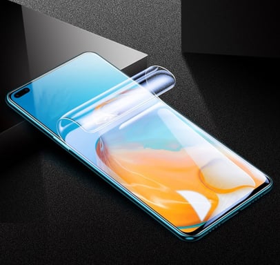 Pack de 3 Films Hydrogel pour ''HUAWEI P40 Lite'' Incurve Ecran Protection Transparent