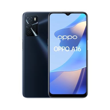 Oppo A16 64 GB, Negro, desbloqueado