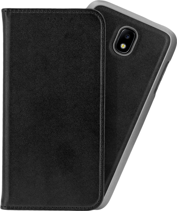 Étui et Coque slim magnétique 2-en-1GEN 2.0 pour Samsung Galaxy Galaxy J3  (2017), Noir (v. EU/Asie - J330FDS & J330GDS) - The Kase