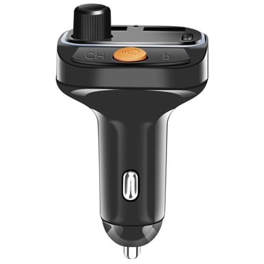 Swissten Transmisor FM Bluetooth 5.3 carga rápida 15.5W RGB MP3 Negro