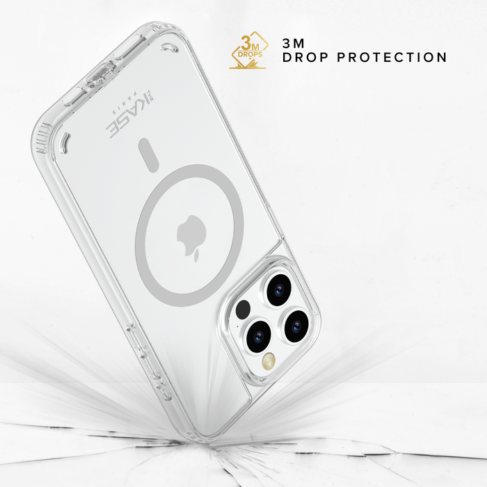 Funda antigolpes magnética antibacteriana invisible para Apple iPhone 14  Pro Max, Transparente - The Kase