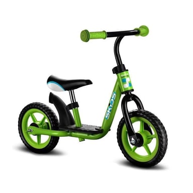 Monopattino per bambini con poggiapiedi, verde