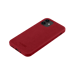 Funda de gamuza Alcántara para Apple iPhone 12 mini, rojo rubí
