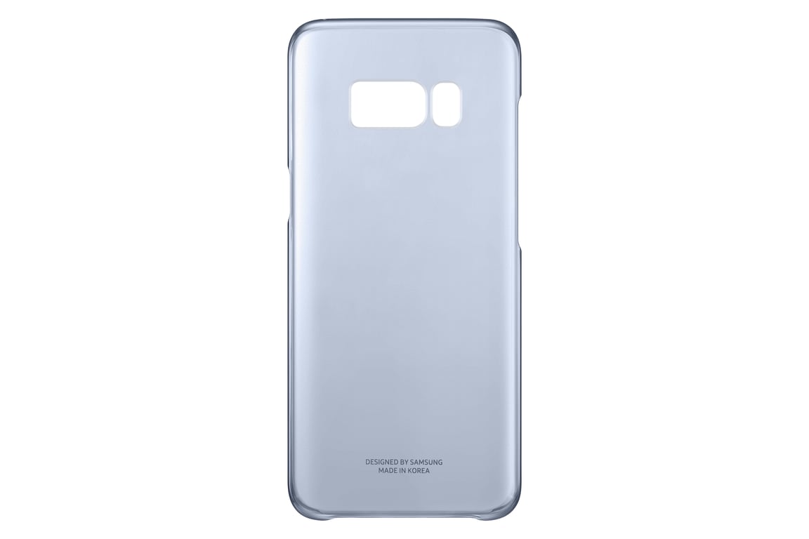 Coque souple Samsung EF-QG950CL bleue transparente pour Samsung Galaxy S8 G950
