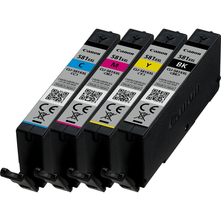 Canon CLI581XL Pack 4 Cartouches Couleur - vue 10