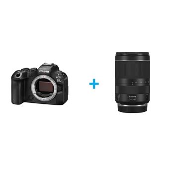 Appareil photo Hybride Canon EOS R6 Mark III nu + Objectif Hybride Canon RF 24 240mm f4 6.3 IS USM - vue 2