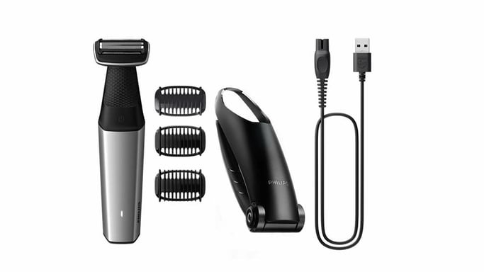 Tondeuse pour homme Philips BG5021/15 - Corps complet, rechargeable, avec accessoire pour le dos