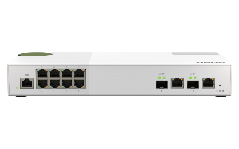 QNAP QSW M2108 2C commutateur réseau Géré L2 2.5G Ethernet 10010002500 Neuf