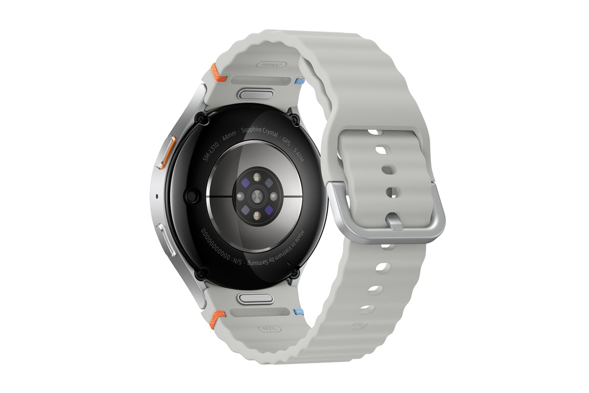 Samsung Galaxy Watch7 3,81 cm (1.5 ) AMOLED 44 mm Numérique 480 x 480 pixels Écran tactile Argent Wifi GPS (satellite) - Neuf