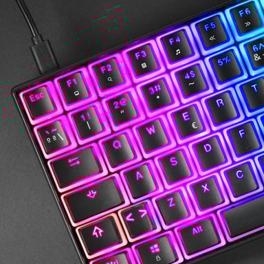 Mars Gaming MKULTRA clavier Jouer USB AZERTY Français Noir