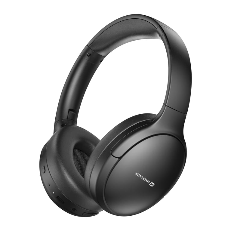 Casque Bluetooth ANC Étanche IP44 Arceau Pliable avec Coussinets Neuf