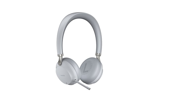 Yealink BH72 Lite Teams Casque Sans fil Arceau Bureau/Centre d'appels USB Type-A Bluetooth Gris clair