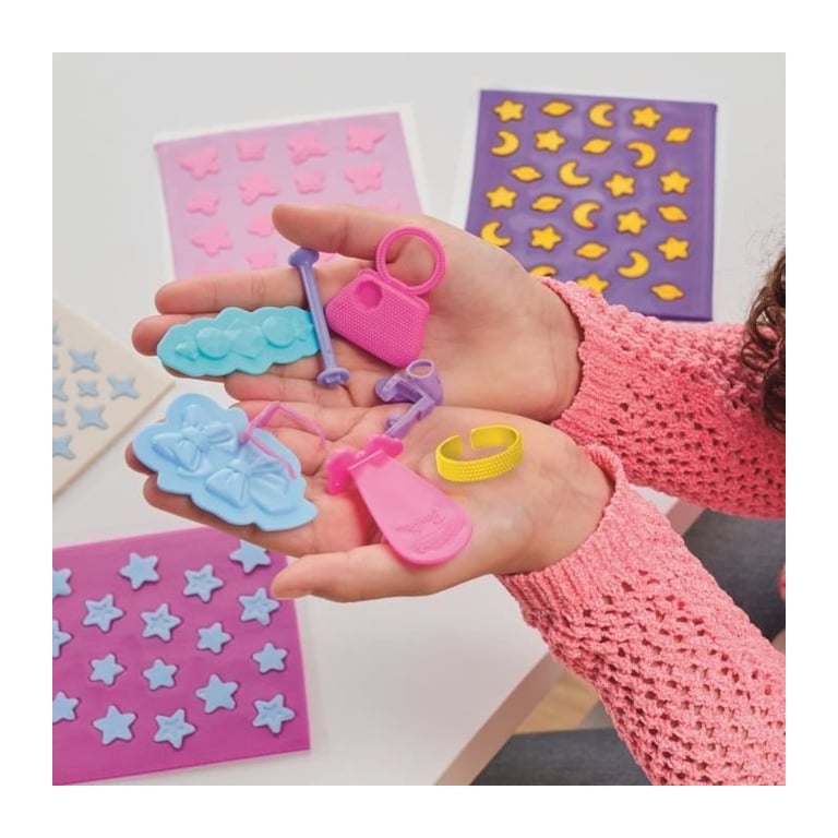 Play-Doh Barbie Joyaux et gemmes, recharges pour coffret de pâte a modeler - Neuf