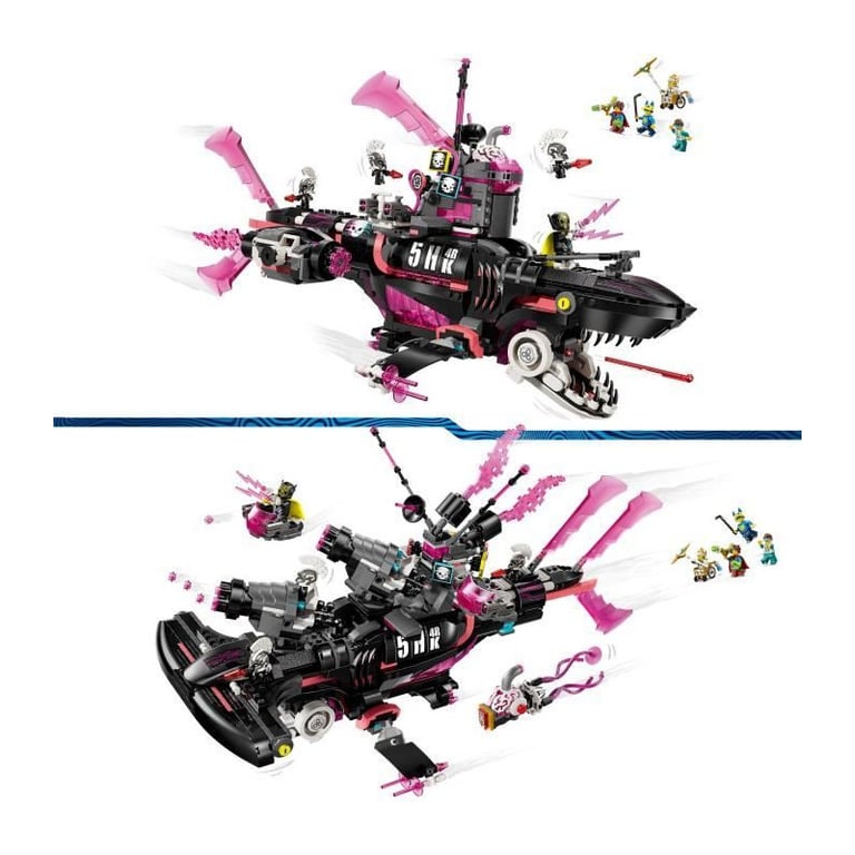 LEGO Dreamzzz 71500 Le Sous-Marin Requin Des Cauchemars - Jeu Créatif Pour Garçon 9 Ans - Neuf