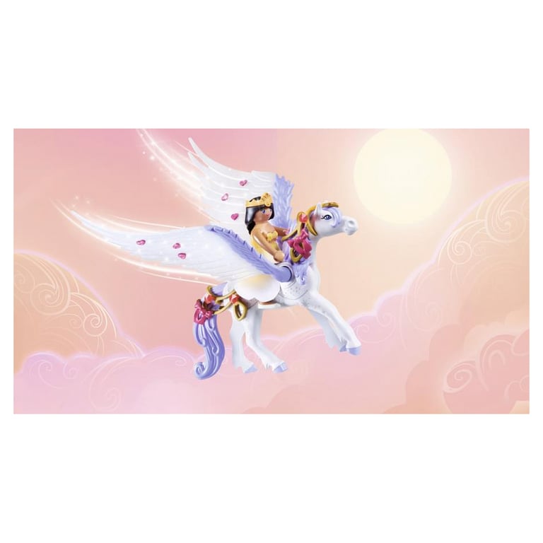 Cheval ailé à décorer - vue 3