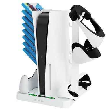 Rejilla de refrigeración para estaciones de carga PS VR2 y PS5 White