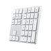 Clavier Pavé numérique Sans fil Modèle SLIM avec Touches de Raccourcis macOs Argent