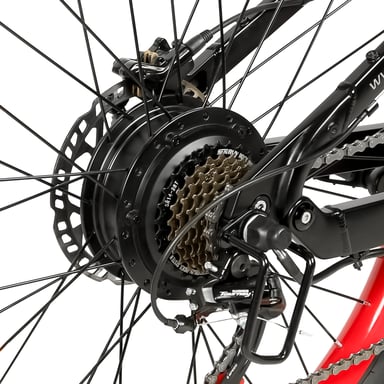 Bicicletta elettrica pieghevole SAMEBIKE LO26 Plus da 26'' con batteria da 48 V 15 Ah 1000 W