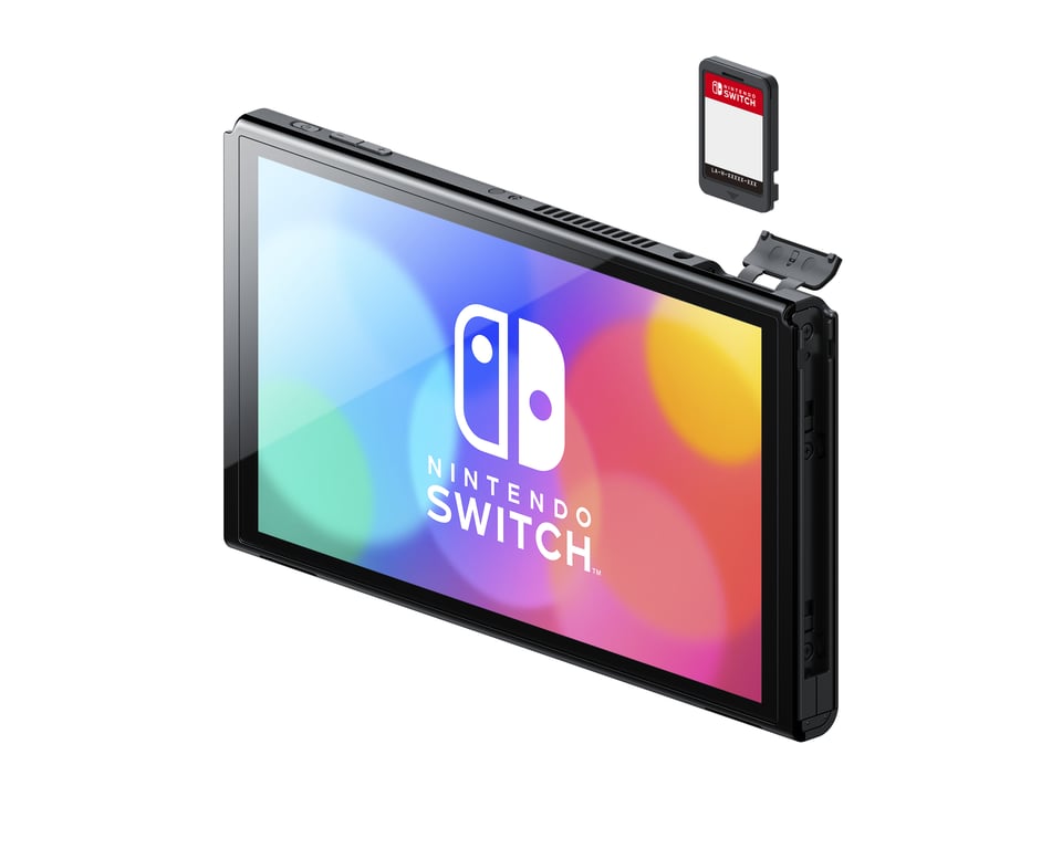 Switch (OLED) Néon 64 Go - Console de jeux portables 17,8 cm (7") Écran  tactile Wifi, Bleu, Rouge - Nintendo