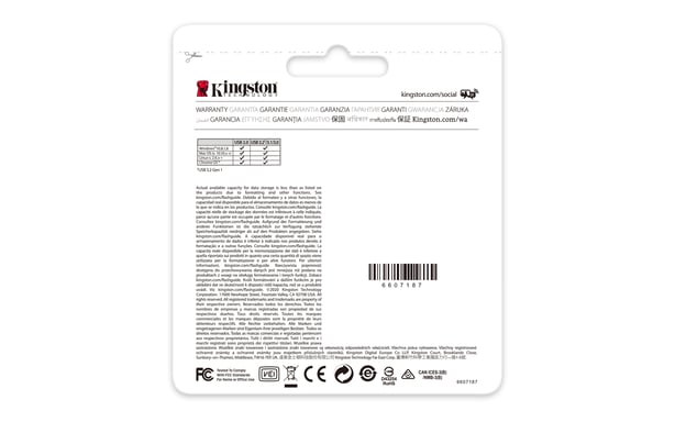Chiavetta USB DataTraveler 64 GB Kyson di Kingston Technology