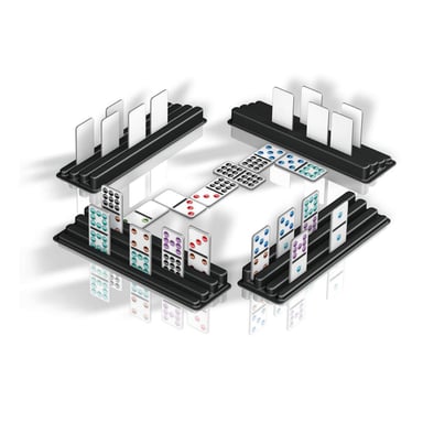 Gioco del domino da viaggio in scatola di metallo - 15 varianti incluse