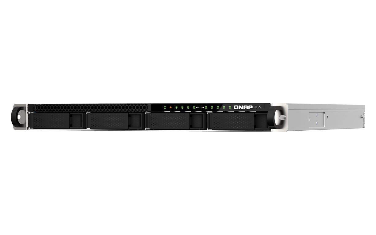 QNAP TS-h987XU-RP NAS Rack (1 U) Intel Xeon E E-2334 16 Go DDR4 QuTS hero Noir, Argent - Neuf