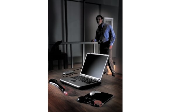 Tappetino per mouse Kensington Duo Gel rosso/grigio scuro