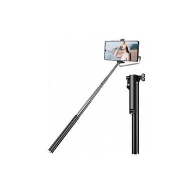 Mini Perche à Selfie Ultra Compacte Filaire Noir