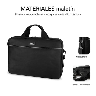 SUBBLIM Maletín con Ratón Select Pack Wired Mouse USB + Laptop bag 15,6''