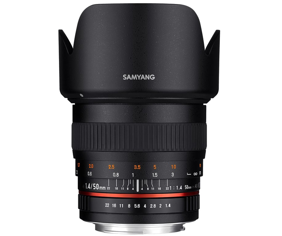 SAMYANG Objectif 50mm f/1,4 as umc compatible avec nikon