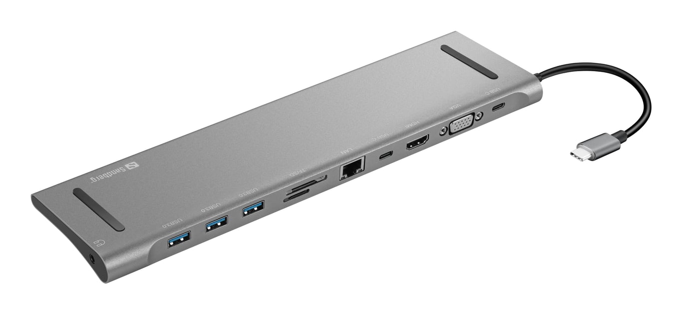 Sandberg USB C 10 in 1 Docking Station Neuf