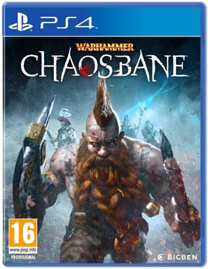 Sony Warhammer: Chaosbane Standard Chinois simplifié, Chinois traditionnel, Allemand, Anglais, Espagnol, Français, Italien, Polonais, Russe PlayStation 4