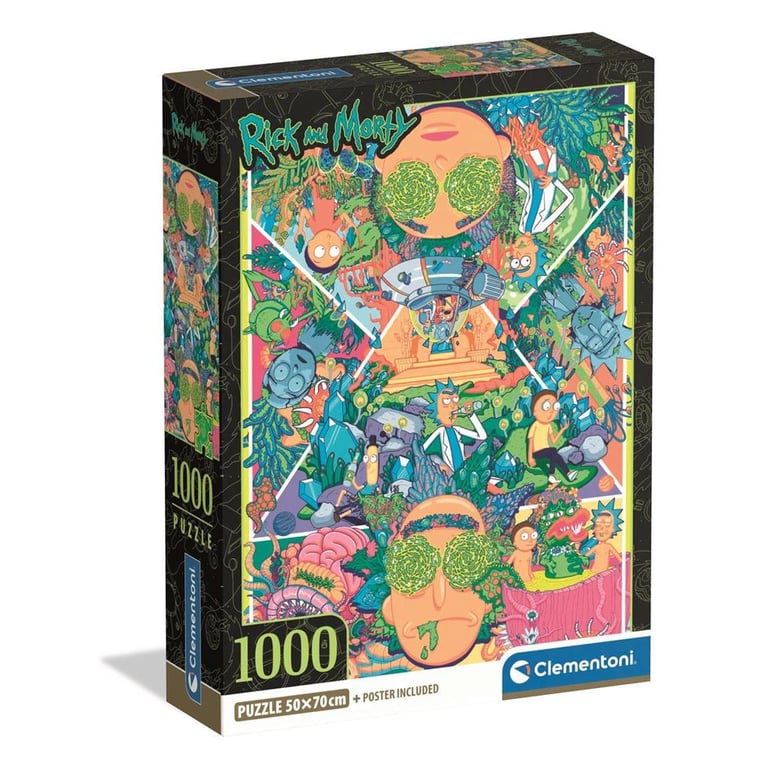 Puzzle 1000 pièces : Rick&Morty Clementoni Puzzles - vue 10