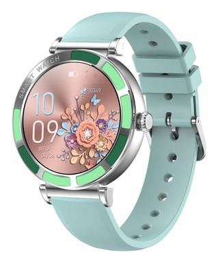 Trevi T-FIT 245 L 3,23 cm (1.27'') IPS 41 mm Numérique Écran tactile Vert, Métallique