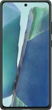 Custodia in pelle per Samsung G Note 20 Verde