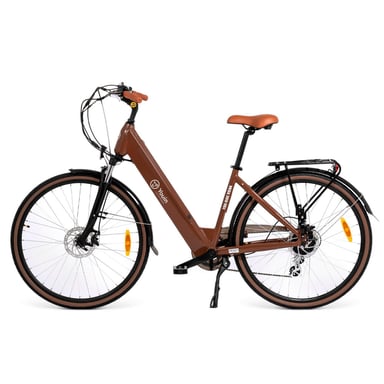 Youin BK2128O bici elettrica Marrone Alluminio 71,1 cm (28'') 25,6 kg ioni di litio (Li-Ion)