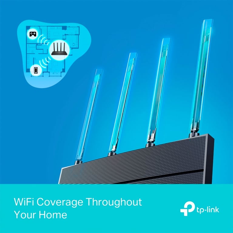 Routeur Wifi Archer AX12 Wifi 6 AX1500Mbps - vue 3