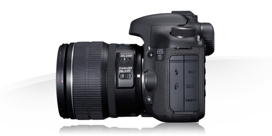 Canon EOS 7D Noir - vue 3