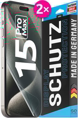 Smart Engineered SE0-F0101-0425-23-M écran et protection arrière de téléphones portables Protection d'écran transparent Apple 2 pièce(s)