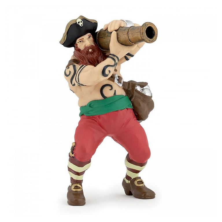 Figurine de Pirate au Canon Papo Héros des Mers Neuf